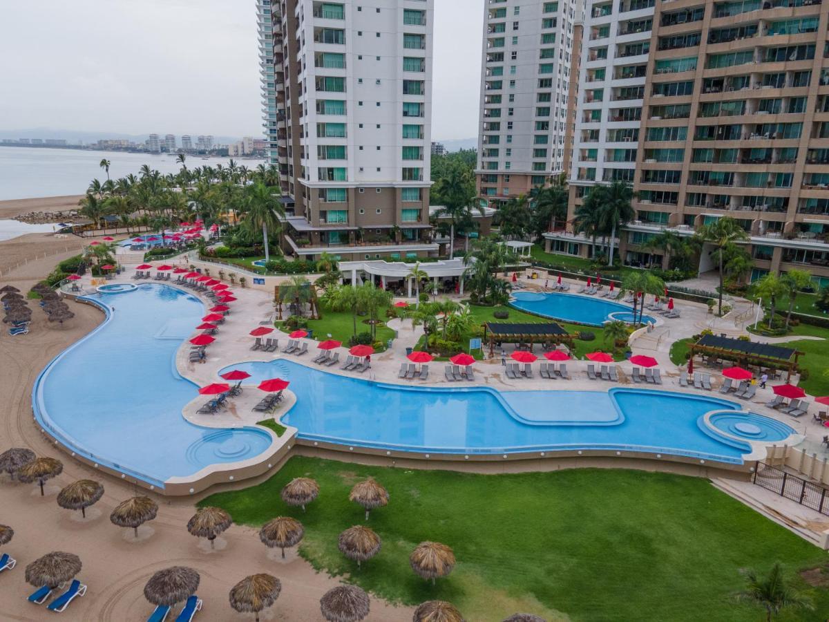 Ocean Front Condo Sleeps 4 Adults-Grand Venetian T3000-1606 巴亞爾塔港 外观 照片